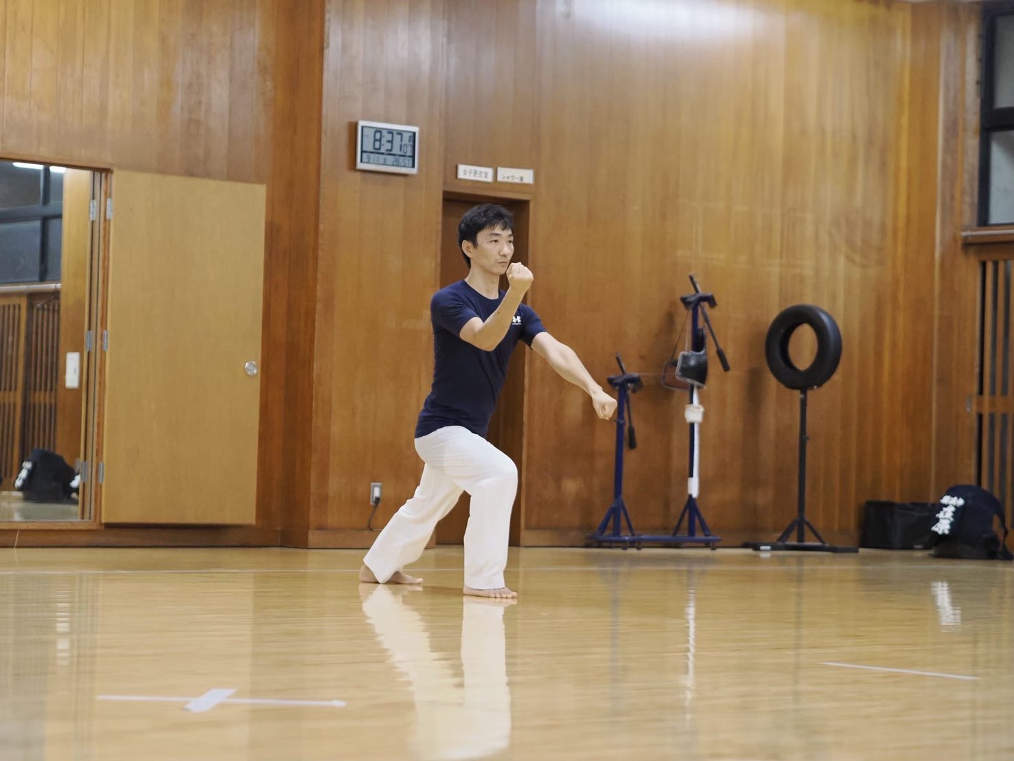 稽古のようす