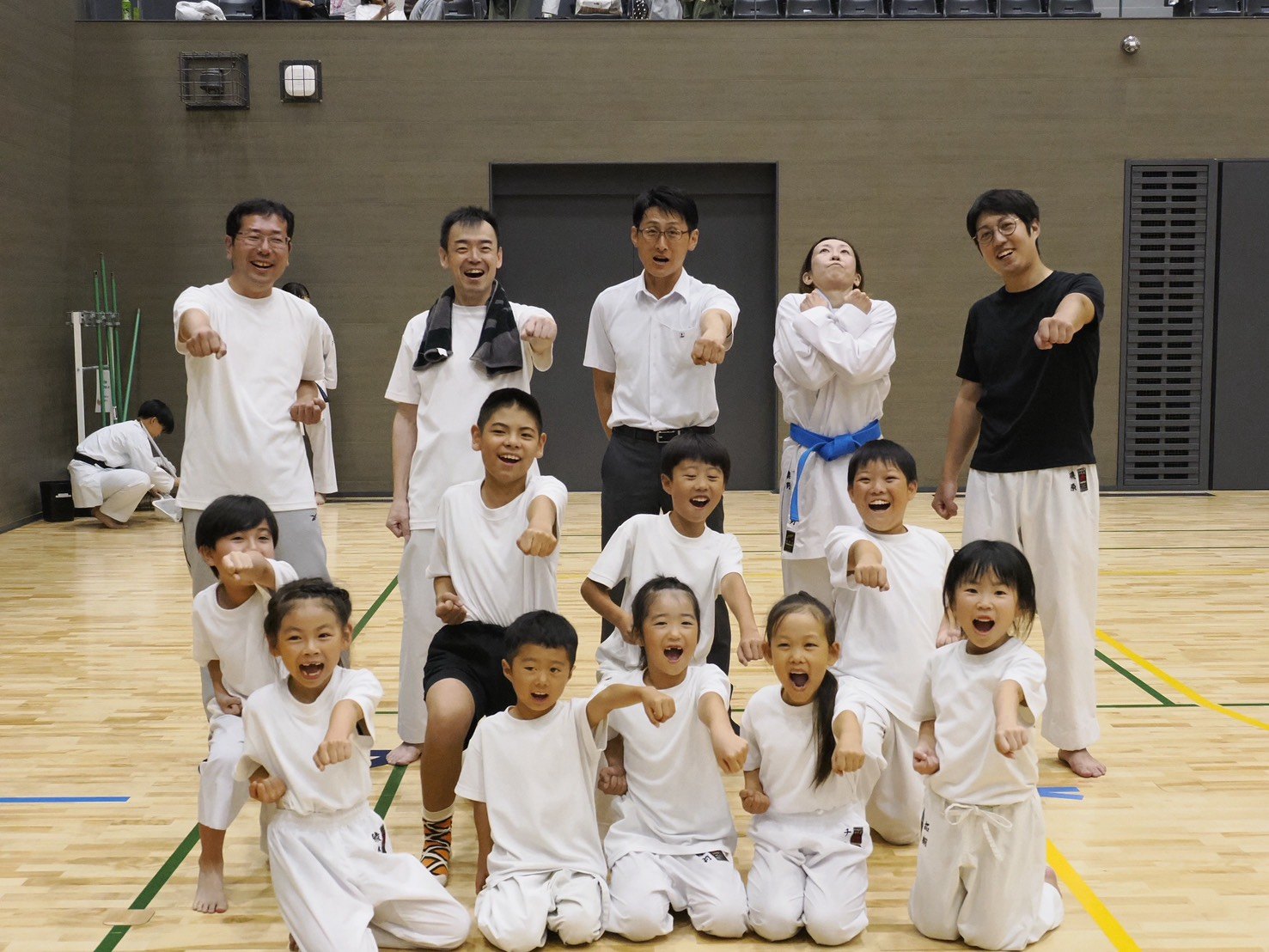 参加した奥野道場の仲間たち